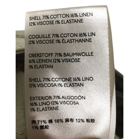 Anthropologie Pants Women's Size 25 Green Watercolor Splotch The Wanderer - Picture 11 of 11